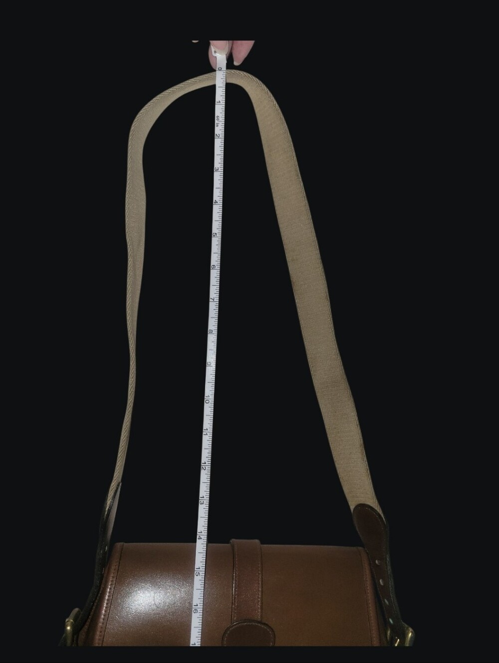 Dooney & Bourke Smooth Bridle Leather Over & Under Saddle 1981-1983 Rare #1264 - Picture 16 of 16